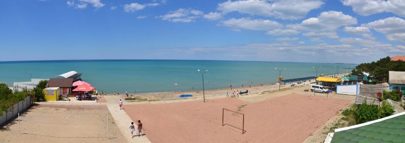 Отдых в Крыму песчаный пляж 